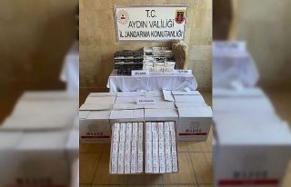 Aydın’da 30 bin adet kaçak sigara ele geçirildi
