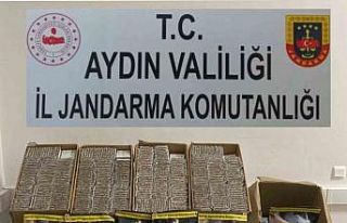 Aydın’da kaçak sigara operasyonu