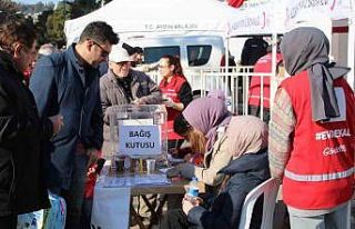 Aydınlıların depremzedeler için seferberliği...