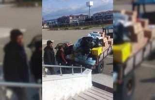 Ayvalık’ta yardım geleneği sürüyor