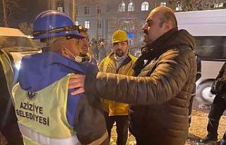 Aziziye Belediyesi deprem bölgesinde