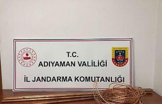 Bakır çubuk ve kablo çalan şahıslar yakalandı