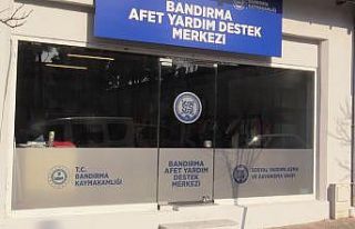Bandırma’da afet yardım destek merkezi faaliyete...