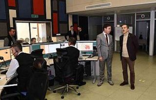 Başkan Ataç çalışmalar hakkında bilgi aldı