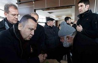 Başkan Böcek ikinci kez deprem bölgesinde