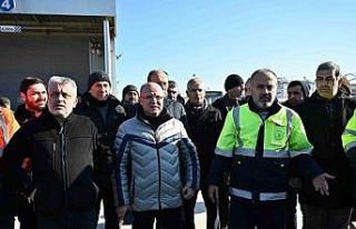 Başkan Gürkan Hatay’a destek ziyaretinde bulundu