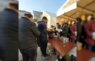 Başkan Şeniz Doğan deprem bölgesi Hatay’da