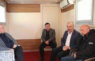 Başkan Türkyılmaz deprem bölgesinde