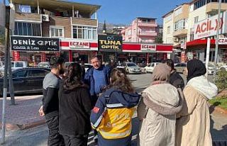 Başkan Vidinlioğlu deprem bölgesinde