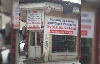 Bayburt esnafı kazançlarını deprem bölgesine...