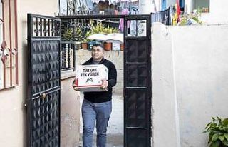 Belediyenin verdiği gıda kolisi hizmeti, depremzedelerin...