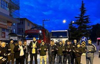 Beylikova’dan ikinci yardım konvoyu deprem bölgesine...