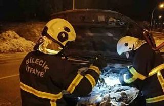 Bilecik’te bariyerlere çarpan aracın sürücüsü...