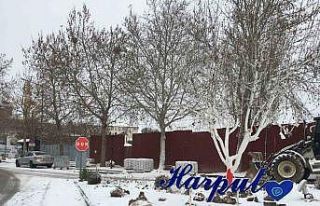 Bin 400 rakımlı Harput beyaza büründü