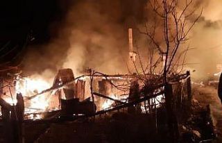 Bolu’da bitişik haldeki 5 ev yandı