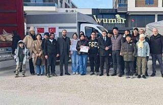 Burdur’da yaşayan Çinlilerden afet bölgesine...