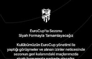 Bursaspor, EuroCup’ta sezonu siyah formayla tamamlayacak