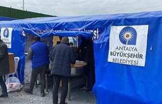 Büyükşehir Belediyesi’nin deprem bölgesine desteği...