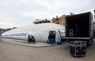 Büyükşehir depremzedeler için sosyal etkinlikler...