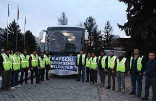 Büyükşehir’den deprem bölgesine sabahın ilk...