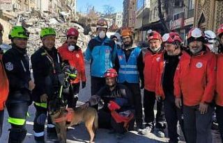 ÇAK ekibi deprem bölgesinde yaşadıklarını anlattı