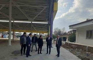 Çamyuva kapalı pazar yerinde sona doğru