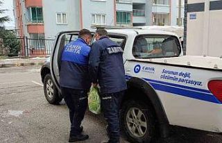 Canik depremzedelere kucak açtı
