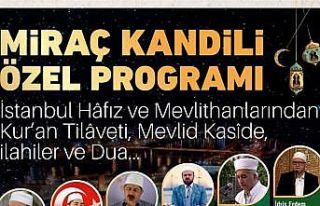Çarşamba’da depremzedeler için Mirac Kandili...