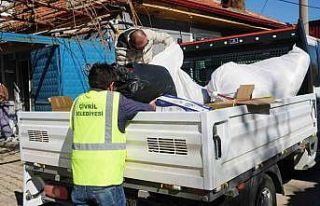 Çivril’e gelen depremzedelerin ihtiyaçları karşılanıyor