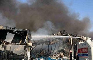 Cizre’de 6 saattir devam eden yangına TOMA’lar...