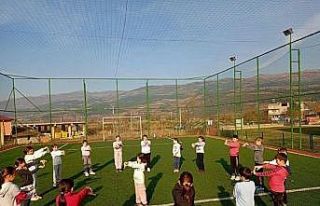 Çocuklar için spor etkinlikleri düzenlendi