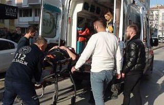 Çorum’da otomobil motosiklete çarptı: 1 yaralı