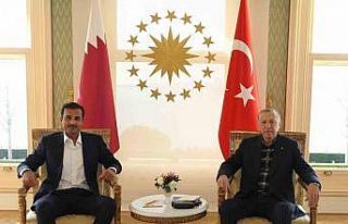 Cumhurbaşkanı Erdoğan, Katar Emiri Al Sani’yle...
