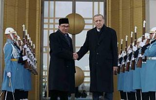 Cumhurbaşkanı Erdoğan, Malezya Başbakanı Enver...
