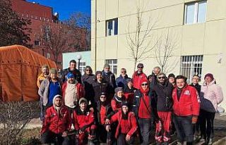 DAK deprem bölgesindeki 11 günün ardından Eskişehir’e...