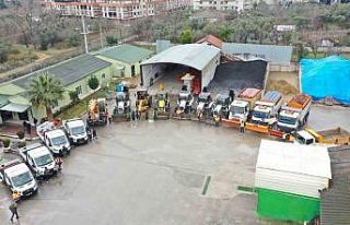 Darıca’da ekipler karla mücadeleye hazır