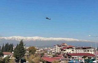Deprem bölgesi Hatay’a askeri helikopterler ile...