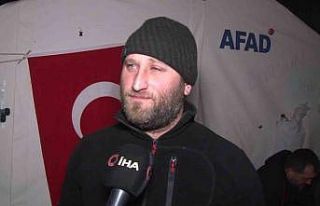 Deprem bölgesinde baba olacağının haberini alan...