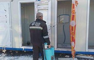 Deprem bölgesinde hastalığın önüne geçmek amacıyla...