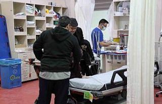 Deprem bölgesinden gelenler için hastanede "depremzede...
