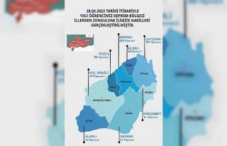 Deprem bölgesinden Zonguldak’a bin 63 öğrenci...