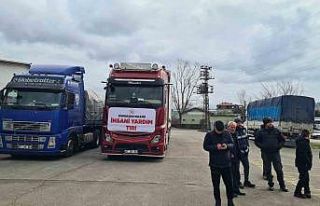 Deprem bölgesine Alaplı’dan 15 tır yakacak yardımı