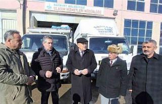 Deprem bölgesine bir destek de Bayburtlu muhtarlardan