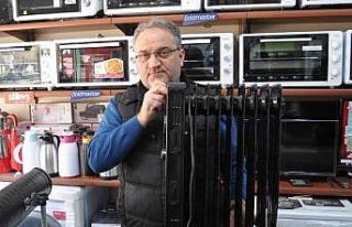 Deprem bölgesine gönderilen elektrikli ısıtıcı...