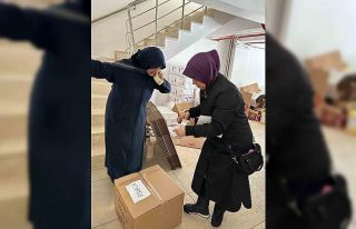 Deprem bölgesine göndermek için binlerce poğaça...