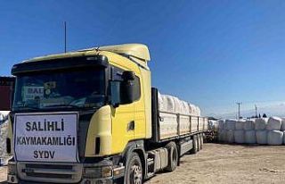 Deprem bölgesine Salihli’den yem desteği