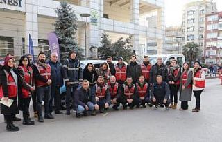 Deprem bölgesine takviye ekip