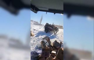 Depremin vurduğu köylerde helikopterle yaralı sevkiyatı