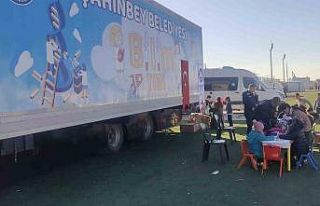 Depremzede çocuklar için bilim tırı ile Adıyaman’da
