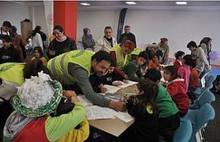 Depremzede çocuklara psikososyal destek